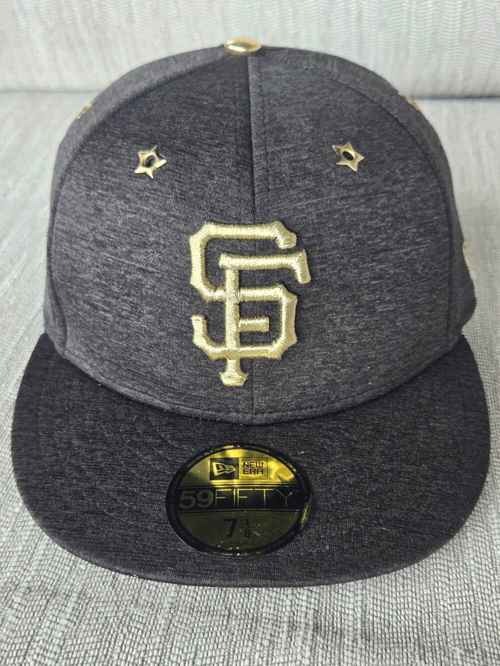 New Era SF Giants 2017 ASG 59FIFTY Fitted Hat Heathered Black 7 1/8
